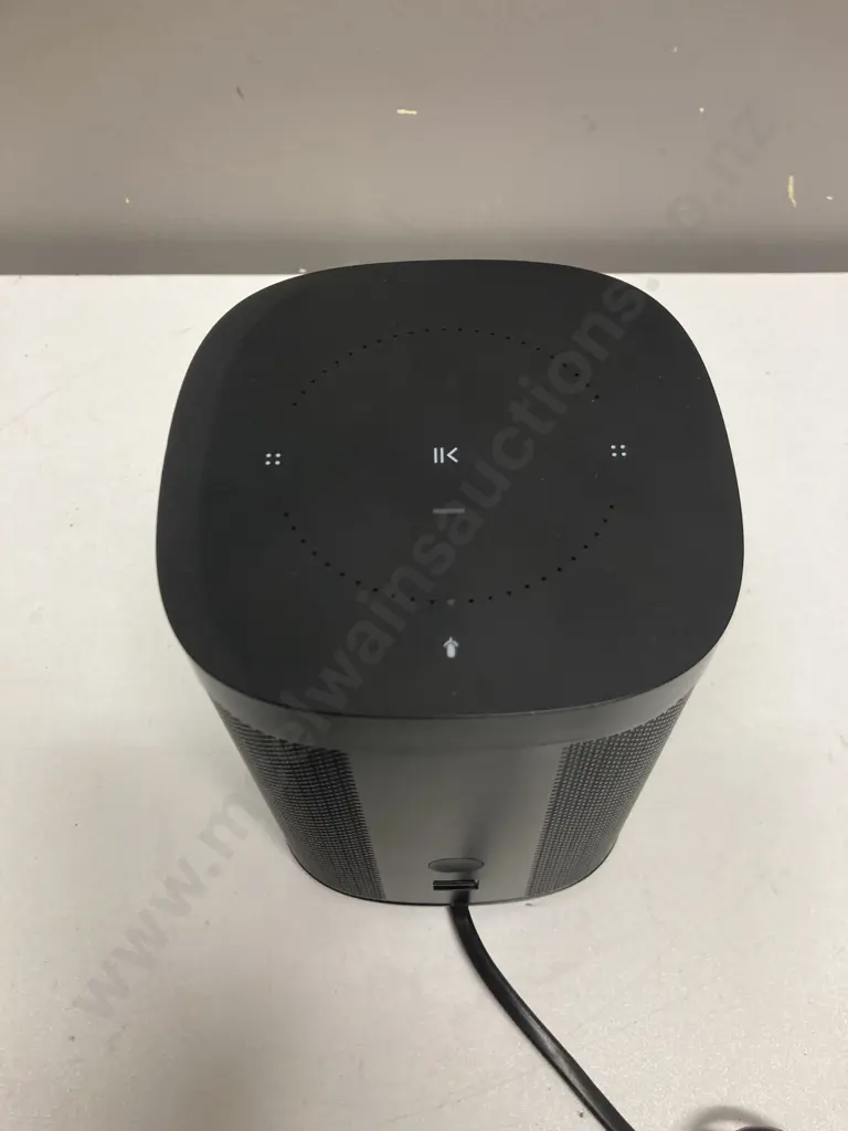 Sonos One Gen 2 Voice Controlled Smart Speaker, Model S18, Black Image 1++